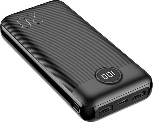 Veger VP2039 Power Bank 20000mAh με 2 Θύρες USB-A Μαύρο