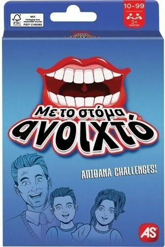 Επιτραπέζιο Παιχνίδι AS με το Στόμα Ανοιχτό για 3+ Παίκτες για 10+ Ετών