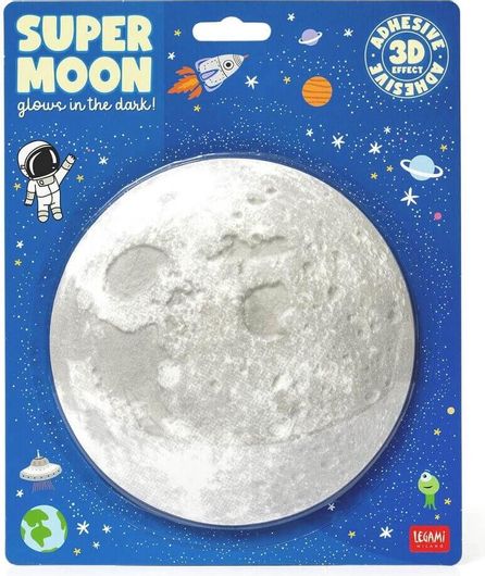 Αυτοκόλλητο Φωσφορίζον Legami - Super Moon GLW0002