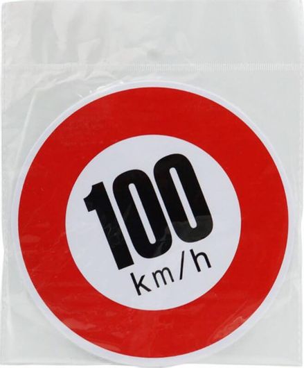 Αυτοκόλλητο Όριο Ταχύτητας 100 km/h