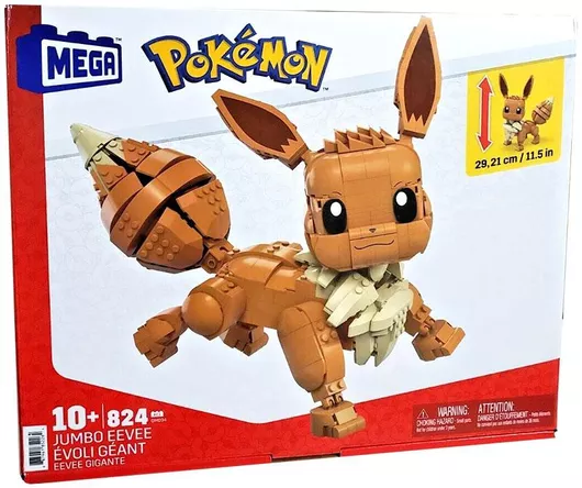 Τουβλάκια Mega Bloks Mega Construx Pokémon Eevee Jumbo 830τμχ για 9+ Ετών