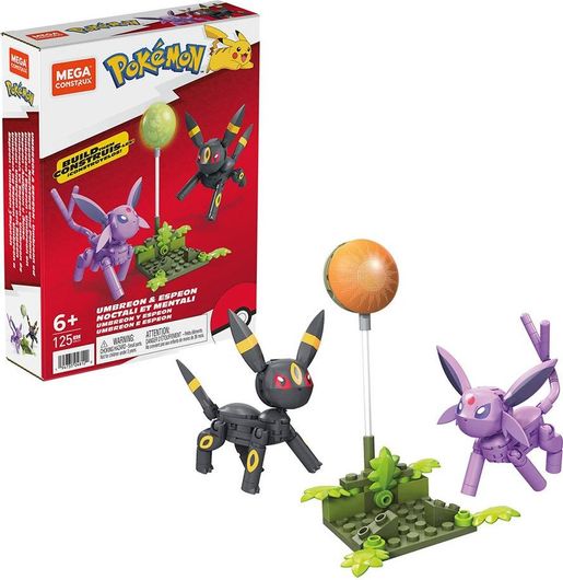 Τουβλάκια Mega Bloks Umbreon & Espeon για 6+ Ετών 125τμχ