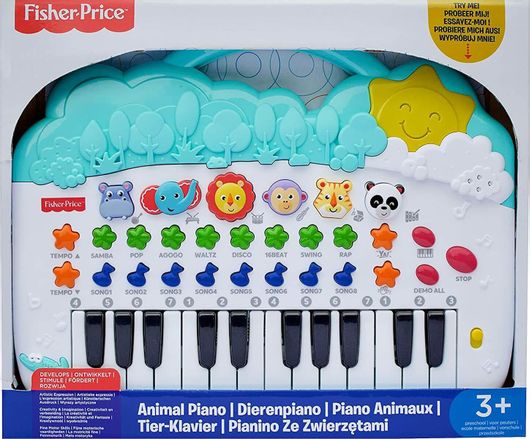 Μουσικό Παιχνίδι Fisher Price Πιάνο Ζωάκια για 3+ Ετών