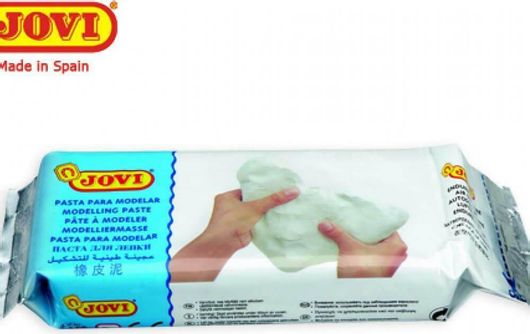 Πηλός Jovi 500gr Στεγνώνει με τον Αέρα Λευκό