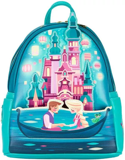 Loungefly Παιδική Τσάντα Πλάτης Tangled Princess Castle Γαλάζια