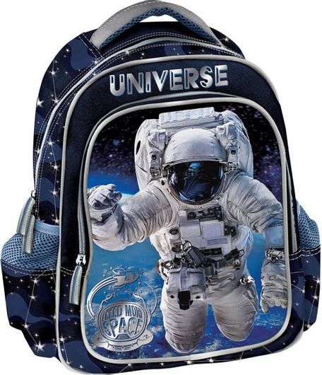 Σχολική Τσάντα Νηπίου Πλάτης Graffiti Astronaut Μπλε
