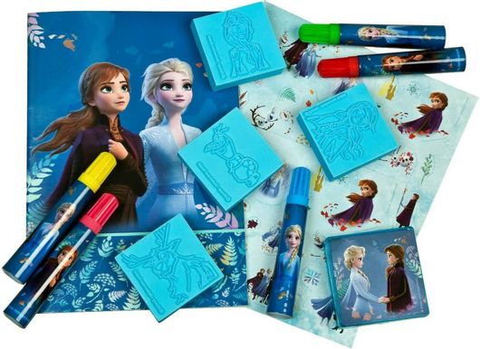 Σετ ζωγραφικής Disney Frozen Disney Mega Stamp Fun 12τμχ