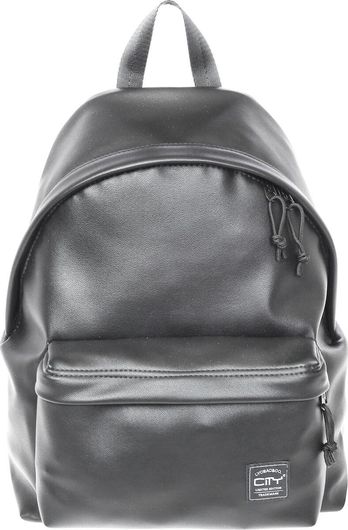 Σχολική Τσάντα Γυμνασίου - Λυκείου Lyc Sac Drop Leatherlike Μ30.5 x Π15.5 x Υ41cm Γκρι