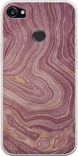 Θήκη Κινητού Back Cover για Google Pixel 2XL - Flexible TPU - Agate Stone - Pink