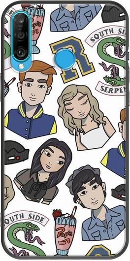 Θήκη Κινητού Back Cover για Huawei P30 Lite - Black TPU - Riverdale