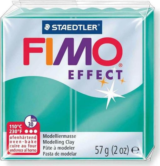 Πηλός Fimo Effect 57gr Translucent Green