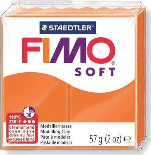 Πηλός Fimo Soft 57gr Tangerine