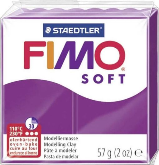Πηλός Fimo Soft 57gr Purpure