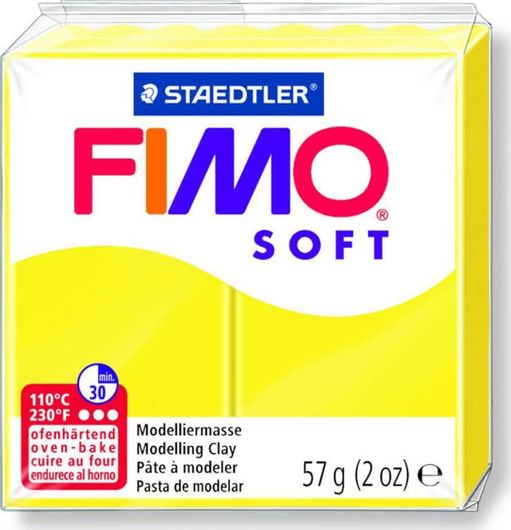 Πηλός Fimo Soft 57gr Lemon