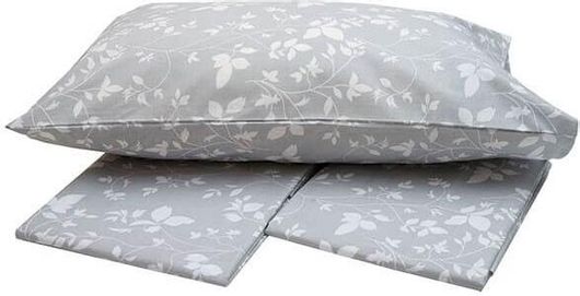 Σετ Μαξιλαροθήκες Sunshine Home Menta 40 50x70cm Γκρι