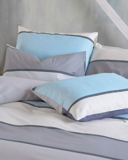 Σετ Μαξιλαροθήκες Rythmos Victor 50x70cm Γαλάζιο