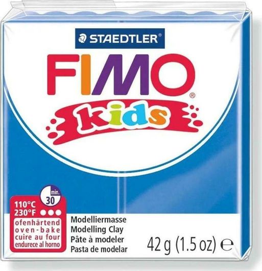 Πολυμερικός Πηλός Staedtler Fimo Kids 42gr Μπλε