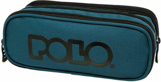 Κασετίνα Οβάλ Polo Triple Μπλε 9-37-005-5401