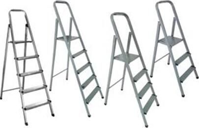 Σκάλα Απλή JB Σιδερένια 4 & 1 Σκαλοπάτια 1.65m