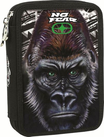 Κασετίνα No Fear Gorilla με 2 Θήκες 347-69100