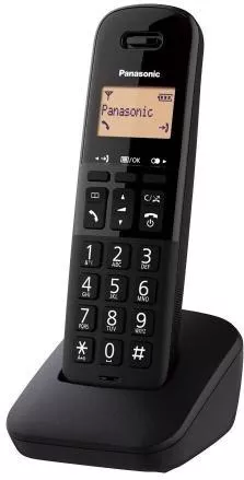 Panasonic KX-TGB610 Ασύρματο Τηλέφωνο με Ελληνικό Μενού Μαύρο