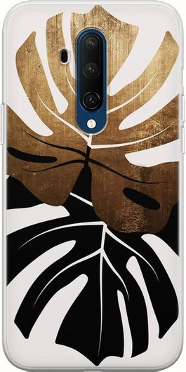 Θήκη Κινητού Back Cover για OnePlus 7T Pro - Flexible TPU - Duet Of Monsteras