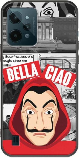 Θήκη Κινητού Back Cover για Realme C31 - Black TPU - La Casa De Papel