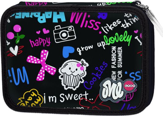 Κασετίνα Lyc Sac Miss με 2 Θήκες Γεμάτη 91822