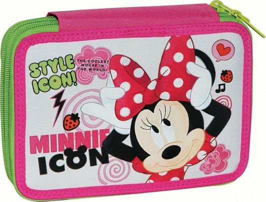 Gim Minnie Icon Κασετίνα Γεμάτη με 2 Θήκες Πολύχρωμη