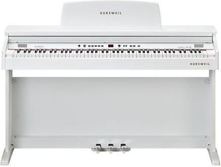 Ηλεκτρικό Όρθιο Πιάνο Kurzweil KA130 WH με 88 Βαρυκεντρισμένα Πλήκτρα Ενσωματωμένα Ηχεία & Κάθισμα Λευκό