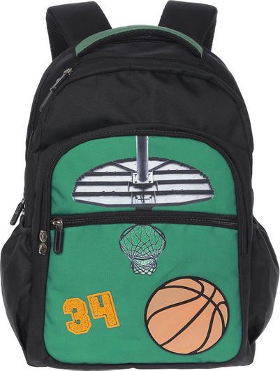 Σχολική Τσάντα Δημοτικού Lyc Sac Basket Πράσινο Μ30 x Π15 x Υ42εκ Πράσινο