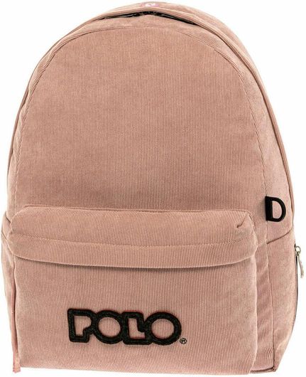 Σχολική Τσάντα Πλάτης Γυμνασίου / Λυκείου Polo Roy Ροζ