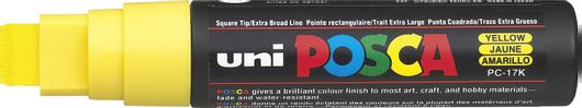 Μαρκαδόρος Ανεξίτηλος Posca PC-17K 15mm Yellow