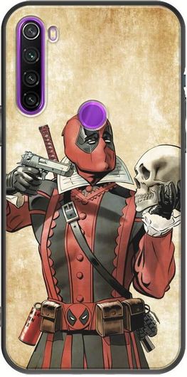 Θήκη Κινητού Back Cover για Xiaomi Redmi Note 8 2021 - Black TPU - Deadpool Hamlet