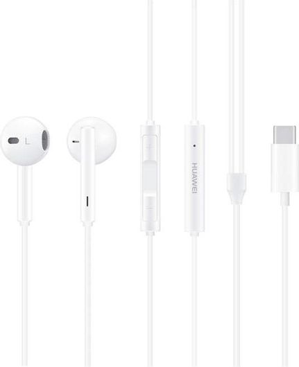Handsfree Ακουστικά Huawei Earbuds USB-C Λευκό