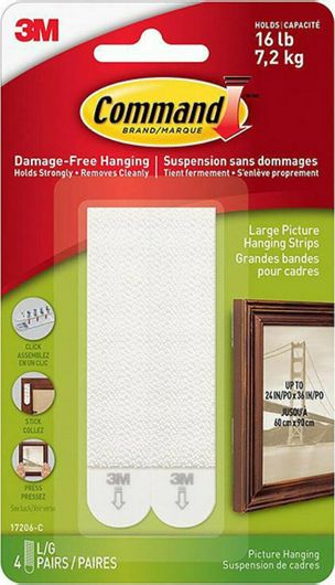 Επανατοποθετούμενες Ταινίες 3M Command για Κάδρα 17206
