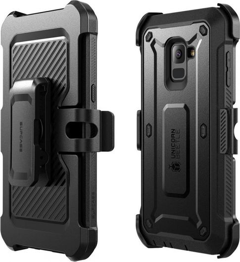 Θήκη Κινητού Supcase Back Cover για Samsung Galaxy A8 Plus 2018 Πλαστική Μαύρη