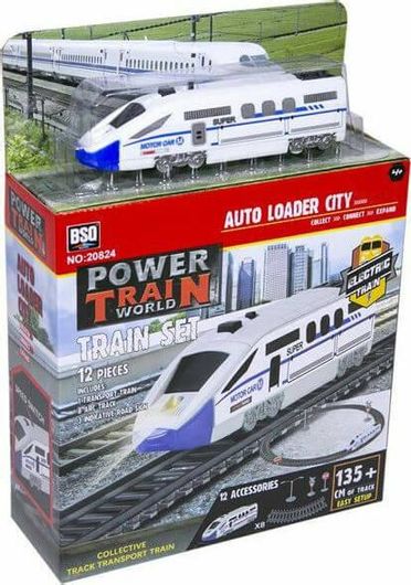 Σιδηρόδρομος Μπαταρίας Power Train Μήκους 135 Εκ.. 20824