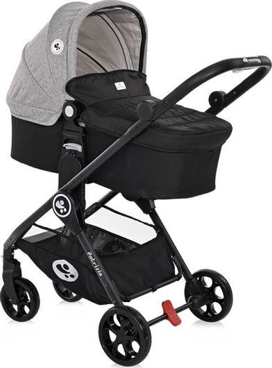 Lorelli Πολυκαρότσι Patrizia 2 in 1 Γκρι