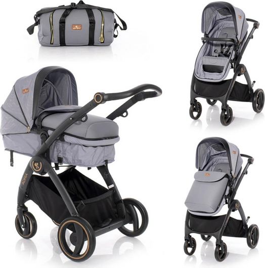 Lorelli Πολυκαρότσι Adria 2 in 1 Γκρι