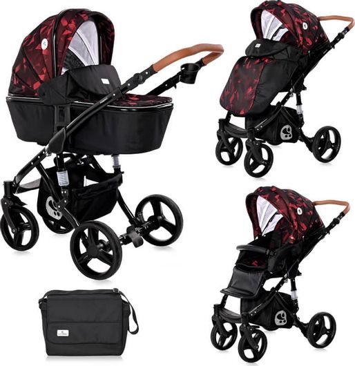 Lorelli Πολυκαρότσι Rimini 2 in 1 Κόκκινο