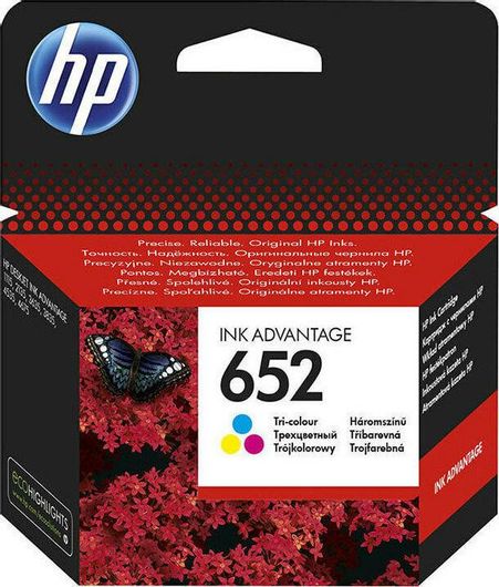 Μελάνι Εκτυπωτή Inkjet HP 652 Tri-Color