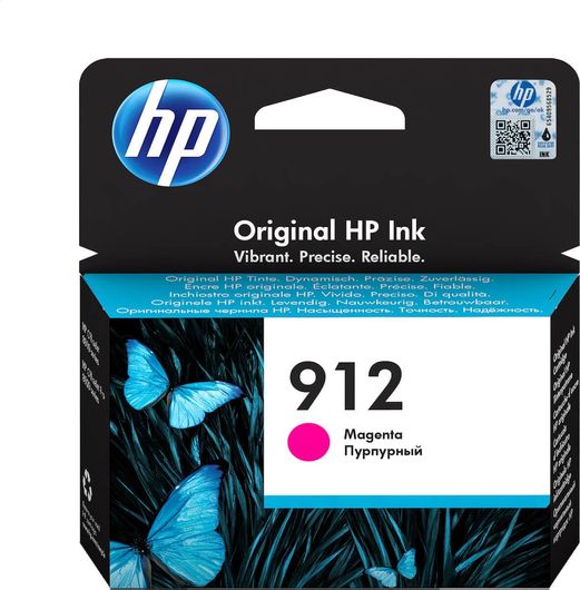 HP 912 Γνήσιο Μελάνι Εκτυπωτή InkJet Ματζέντα 3YL78AE