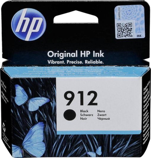 HP 912 Γνήσιο Μελάνι Εκτυπωτή InkJet Μαύρο 3YL80AE