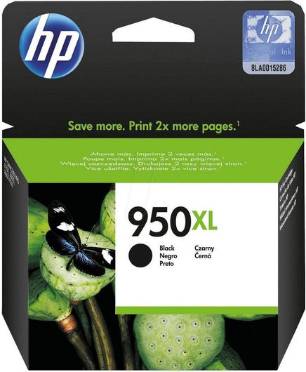 HP 950XL Γνήσιο Μελάνι Εκτυπωτή InkJet Μαύρο CN045AE