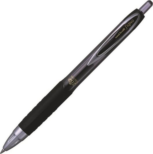 Στυλό Uni-Ball Signo Micro UMN-207 Gel 1τμχ Μαύρο Μελάνι