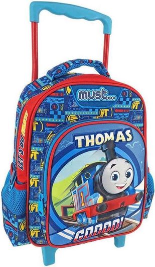 Σχολική Τσάντα Τρόλεϊ Νηπίου Must Thomas & Friends Goooo Πολύχρωμο