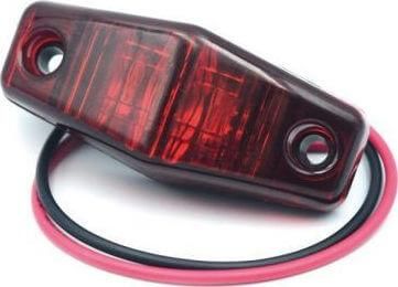 Φώτα Όγκου Φορτηγών LED IP66 24V 17567 1τμχ Κόκκινο