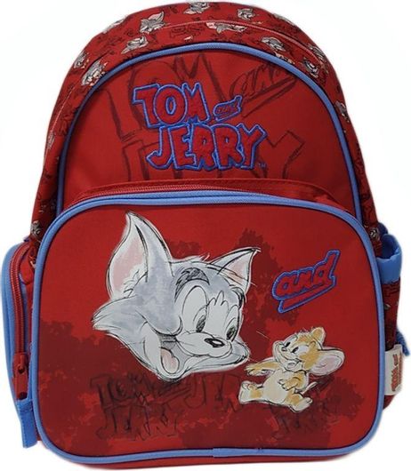 Σχολική Τσάντα Πλάτης Νηπίου Tom and Jerry Κόκκινο