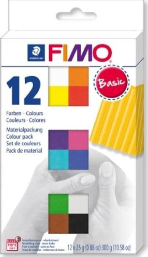 Πηλός Fimo Soft Staedtler 12τμχ